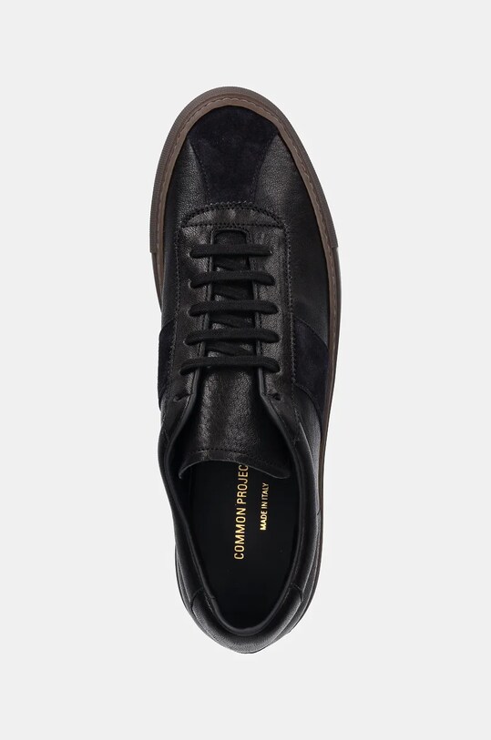 Common Projects sneakersy skórzane Tennis Trainer czarny 2438.7547