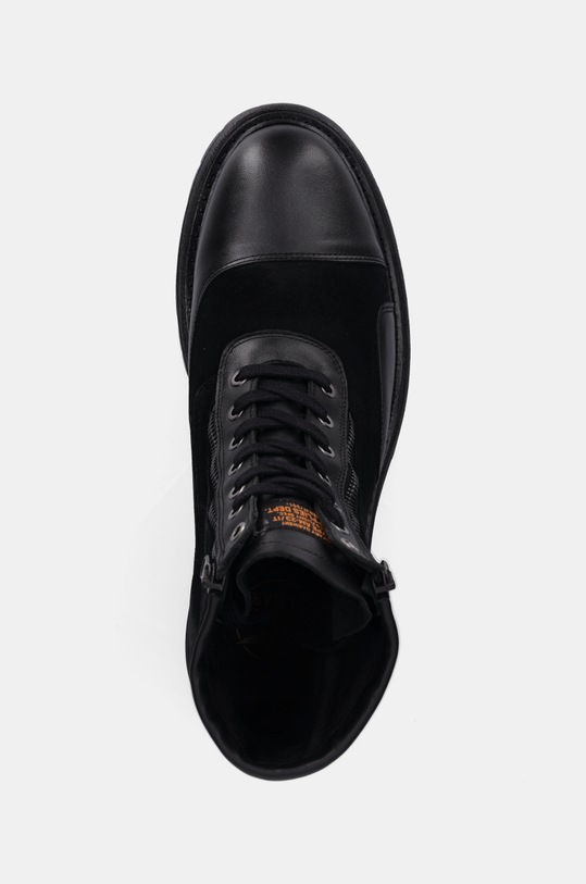 Semišové boty Aeronautica Militare černá SC252PL202