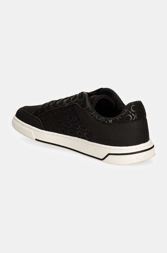 Obuv Kožené tenisky Calvin Klein LOW TOP LACE UP REPR MONO HM0HM01594 čierna