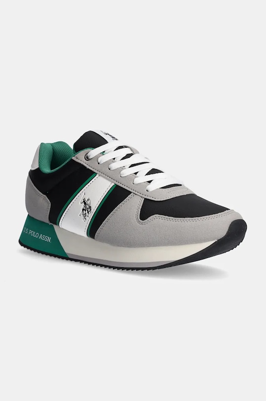 U.S. Polo Assn. sneakersy BALBIL imitacja zamszu czarny BALBIL002M.DYH1
