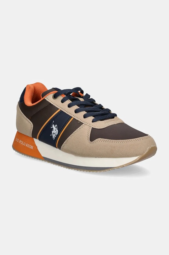 Tenisky U.S. Polo Assn. BALBIL imitácia semišu viacfarebná BALBIL002M.DYH1