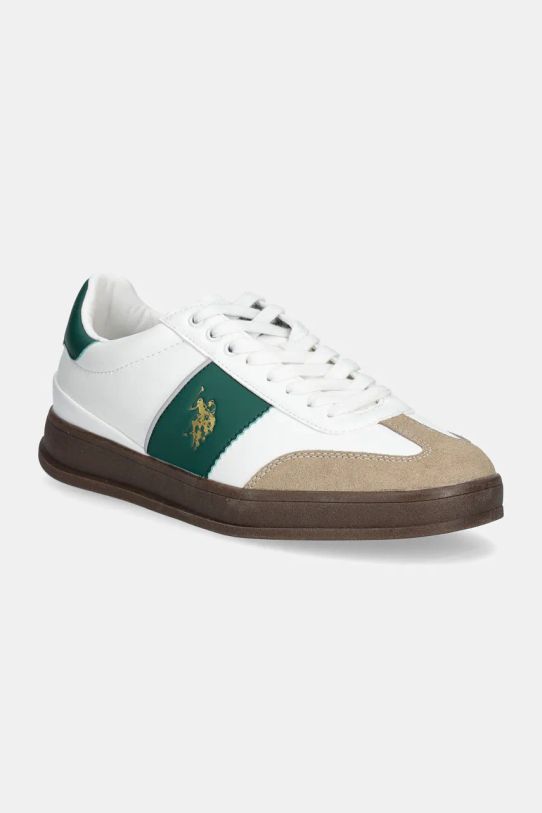 U.S. Polo Assn. sneakersy CAMPY imitacja skóry licowej biały CAMPY001M.DYS2