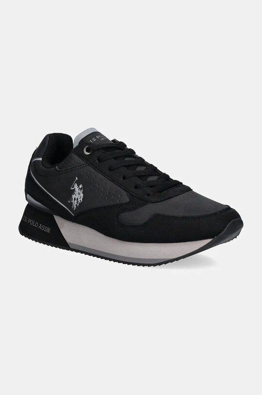 U.S. Polo Assn. sneakers NOBIL mic de statură negru NOBIL003M.DHY7