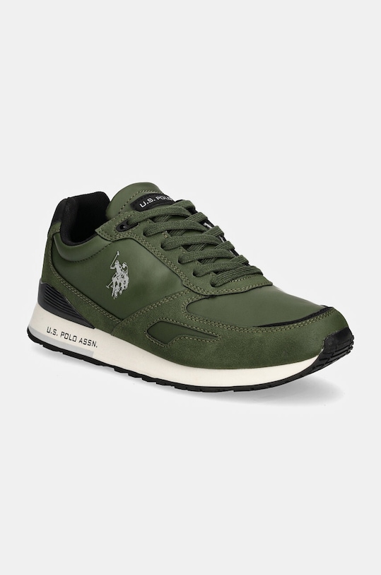 U.S. Polo Assn. sneakersy TABRY imitacja skóry licowej zielony TABRY008M.DHY1