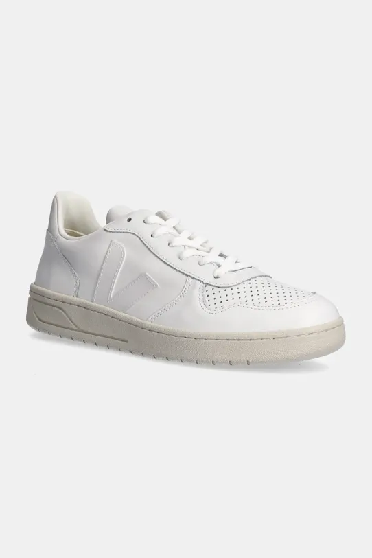 Veja sneakers in pelle V-10 Leather Extra-White Planet friendly bianco VX0201270B