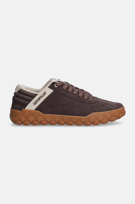 Caterpillar sneakersy skórzane HEX + P111628 brązowy AW24