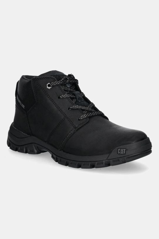 Шкіряні черевики Caterpillar THRESHOLD CHUKKA лицьова шкіра чорний P725952