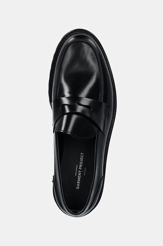 GARMENT PROJECT mokasyny skórzane Aaron Penny Loafer czarny GPF2588.999