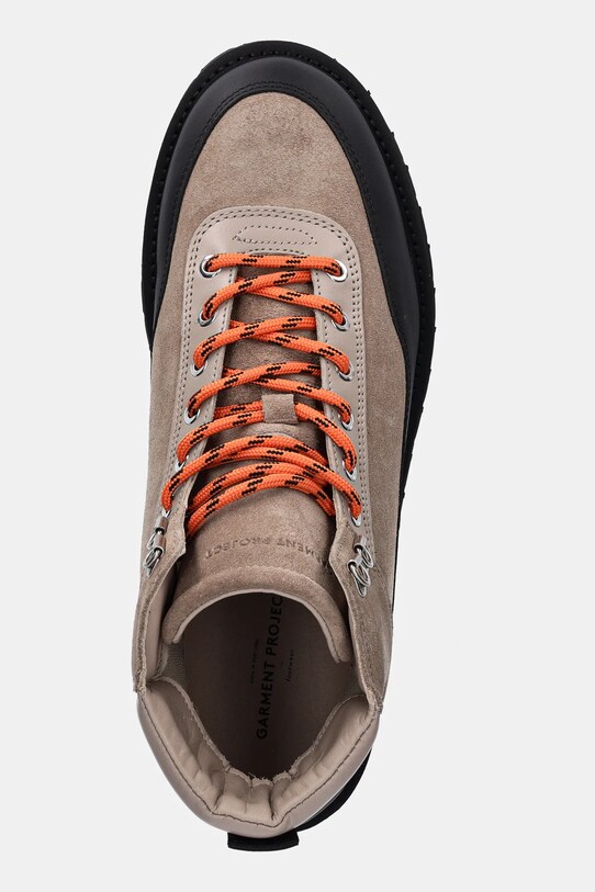 Замшеві кросівки GARMENT PROJECT Olaf Lace-Up Boot коричневий GPF2606.260