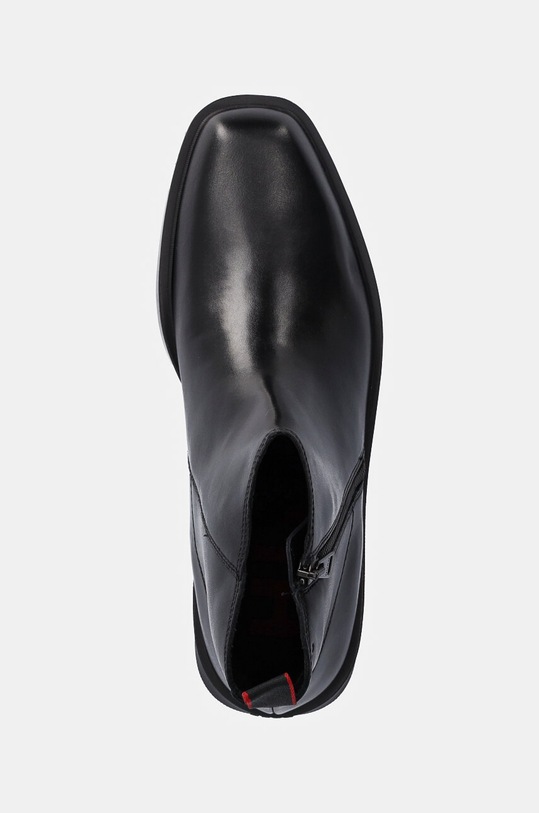 Kožená obuv HUGO Iker čierna 50528795.001