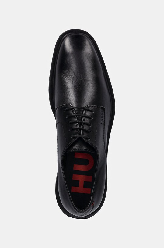 Δερμάτινα κλειστά παπούτσια HUGO Gryff μαύρο 50529049.001