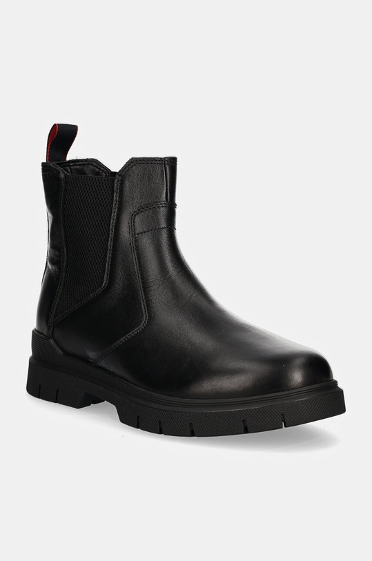 HUGO sztyblety skórzane Ryan skóra licowa czarny 50528840.001