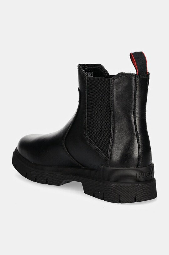 Încălțăminte HUGO ghete chelsea de piele Ryan 50528840.001 negru