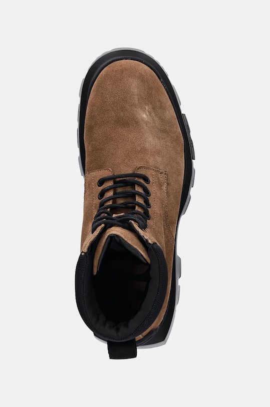 Παπούτσια HUGO Fabyan καφέ 50528995.220