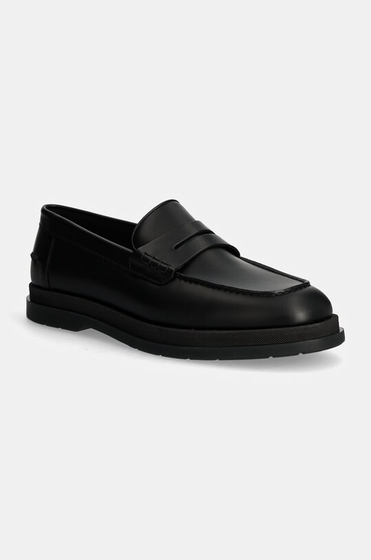 HUGO mocasini de piele Chaol piele negru 50529022.001