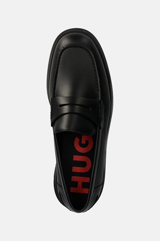 HUGO mocasini de piele Chaol negru 50529022.001
