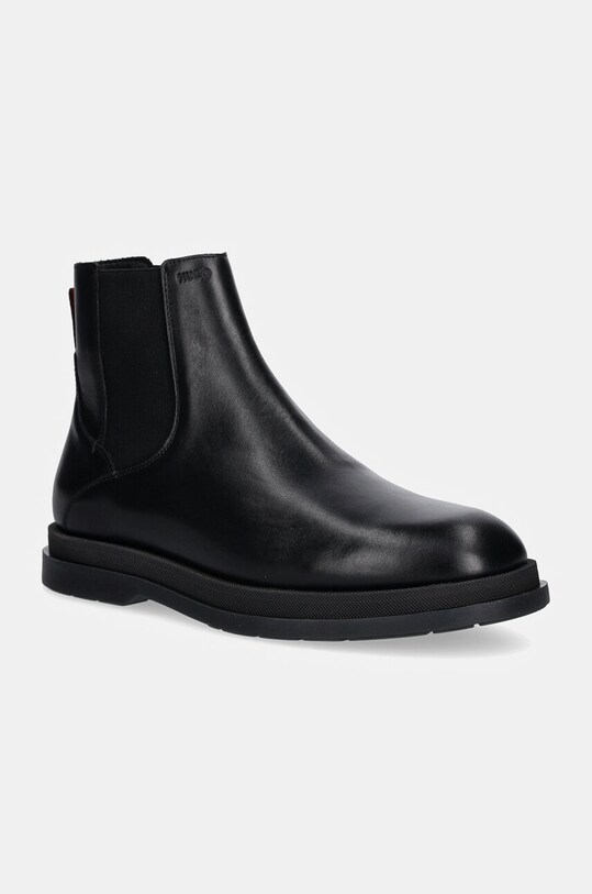 HUGO ghete chelsea de piele Chaol casual negru 50529023.001