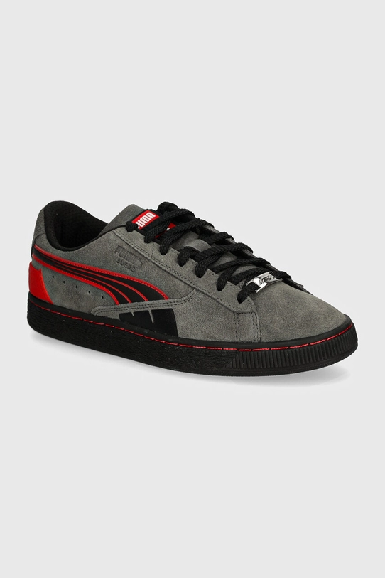 Замшеві кросівки Puma F1 Suede T замша сірий 308438