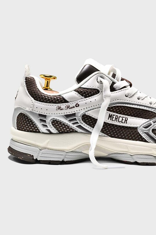 The Mercer Brand sneakers The Re-Run White Silver ME243010.157 maro AW24