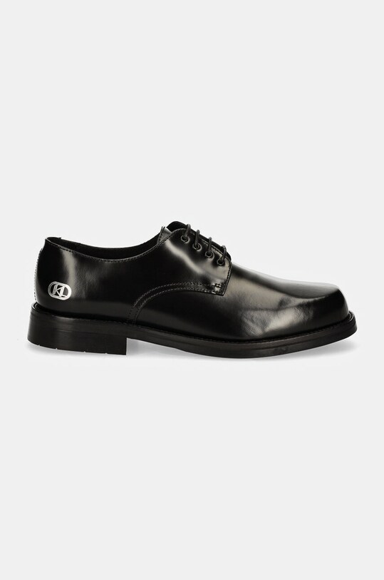 Karl Lagerfeld pantofi de piele KRAFTMAN KL11424.000 negru AW24