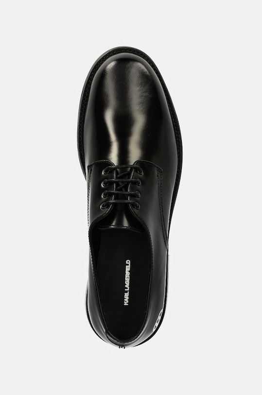 Шкіряні туфлі Karl Lagerfeld KRAFTMAN чорний KL11424.000