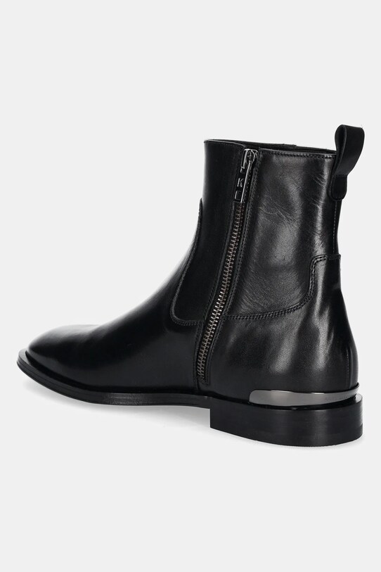 Încălțăminte Karl Lagerfeld ghete de piele ELLIS KL13254.000 negru