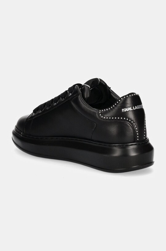 Încălțăminte Karl Lagerfeld sneakers din piele KAPRI MENS KL52567.00X negru