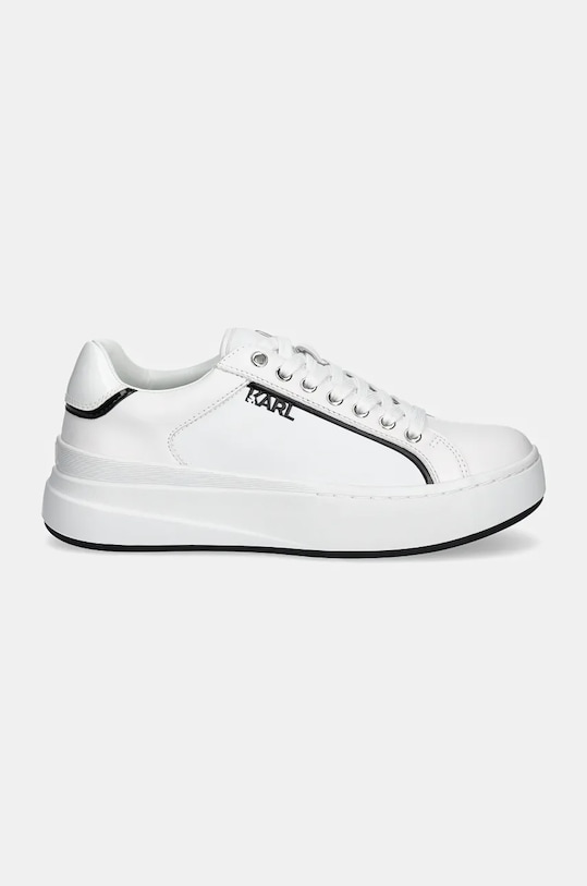Karl Lagerfeld sneakersy skórzane KRONOS KL54020.011 biały AW24