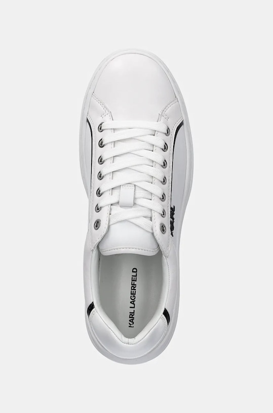 Karl Lagerfeld sneakersy skórzane KRONOS biały KL54020.011