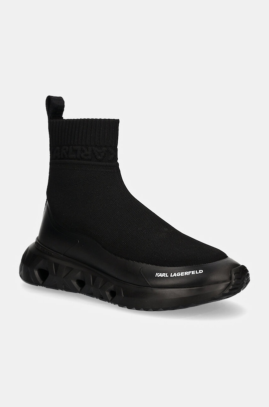 Tenisky Karl Lagerfeld K/KITE RUN textilní černá KL54644.K00