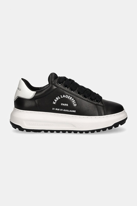 Δερμάτινα αθλητικά παπούτσια Karl Lagerfeld KAPRI KL57538.000 μαύρο AW24