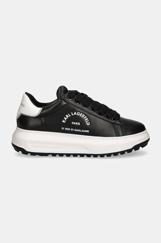 Δερμάτινα αθλητικά παπούτσια Karl Lagerfeld KAPRI KL57538.000 μαύρο AW24