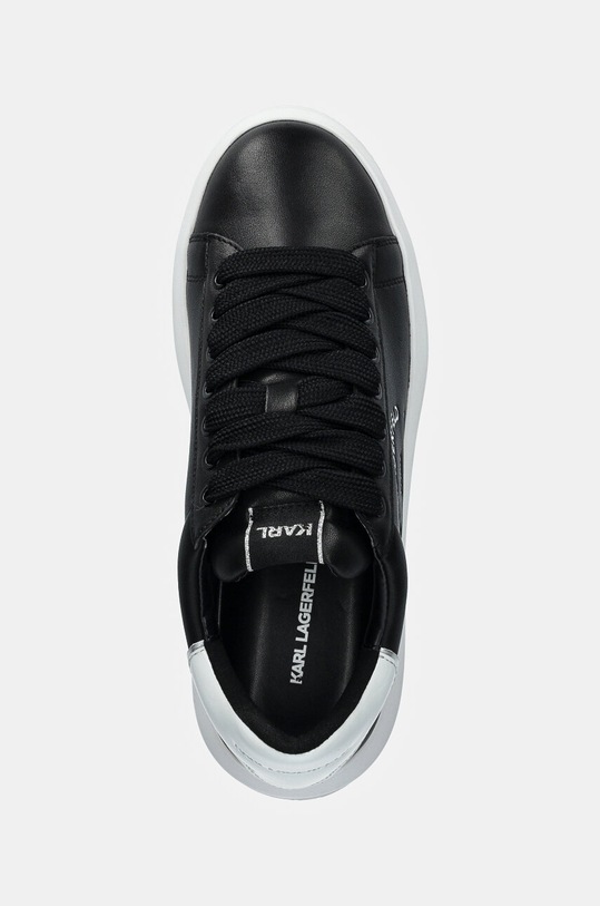 Δερμάτινα αθλητικά παπούτσια Karl Lagerfeld KAPRI μαύρο KL57538.000