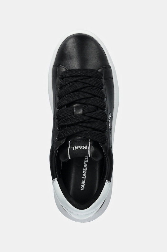 Δερμάτινα αθλητικά παπούτσια Karl Lagerfeld KAPRI μαύρο KL57538.000