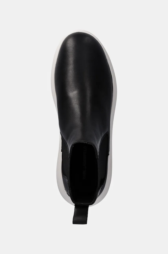 Кожаные полусапоги Karl Lagerfeld KAPRI LUG чёрный KL57540.000