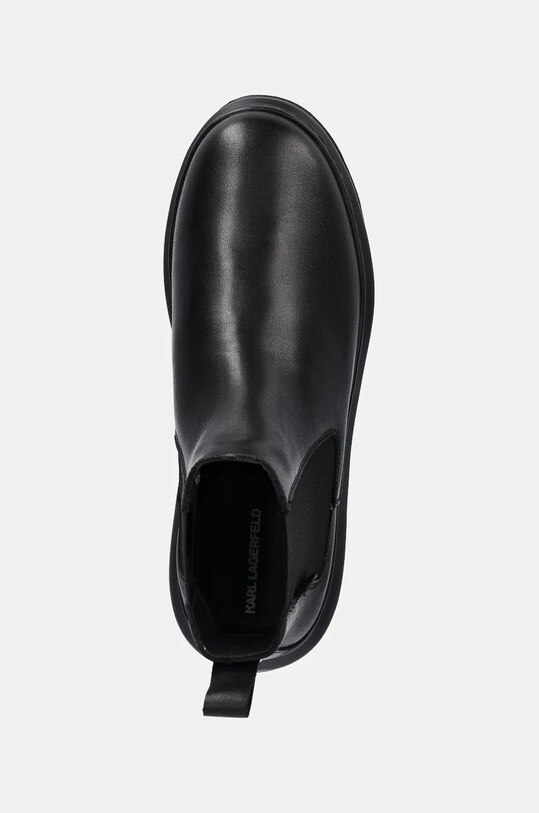 Karl Lagerfeld ghete chelsea de piele KAPRI LUG negru KL57540.00X
