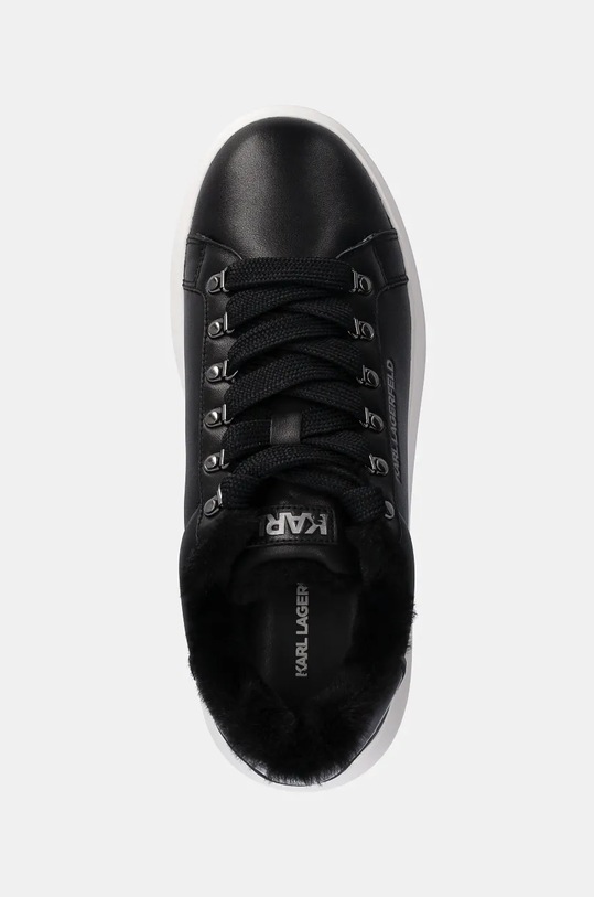 Δερμάτινα αθλητικά παπούτσια Karl Lagerfeld KAPRI LUG μαύρο KL57544.000