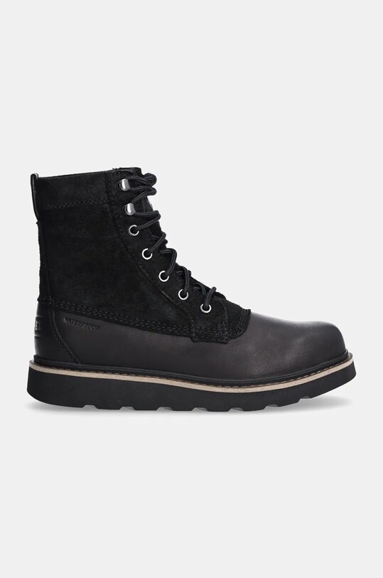 Δερμάτινες μπότες πεζοπορίας Sorel SLABTOWN 62 CARIBOU 100 2078321010 μαύρο AW24