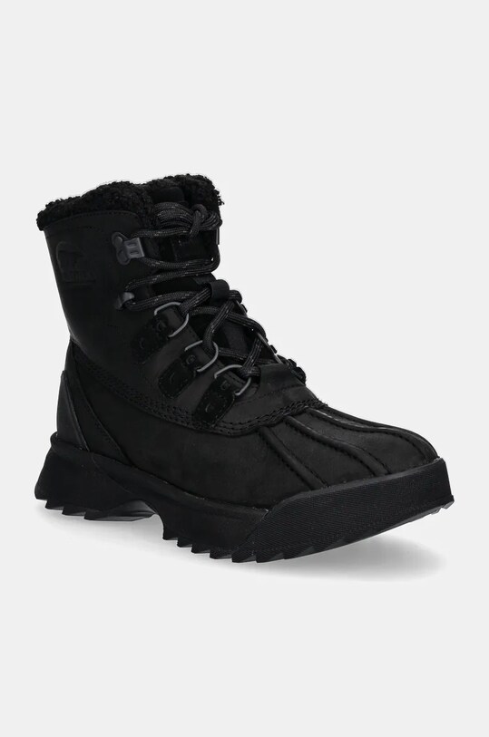 Шкіряні черевики Sorel SCOUT 87 LUX WP LTHR 20 лицьова шкіра чорний 2078371010