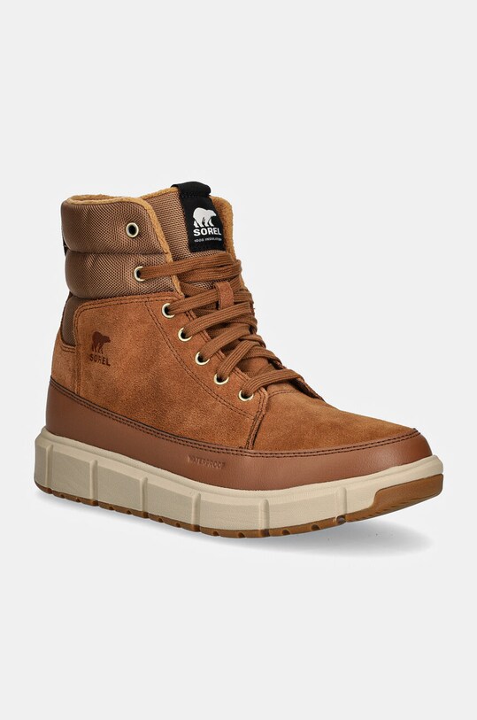Sorel trapery SOREL EXPLORER III BOOT skóra zamszowa brązowy 2078391242