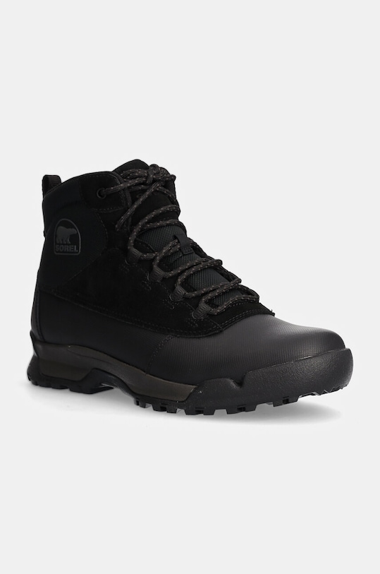 Sorel buty BUXTON LITE LACE PLUS WP skóra zamszowa czarny 2084871010