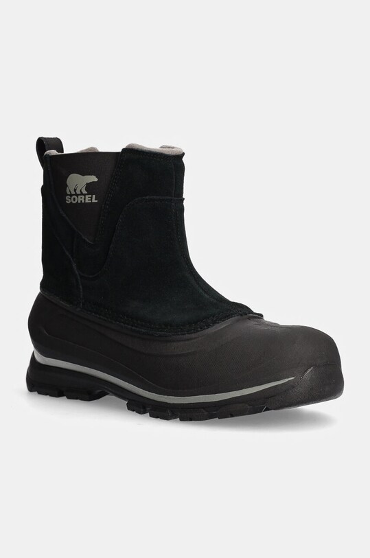 Sorel pantofi de piele intoarsa BUXTON PULL ON WP 24 casual negru 2084911010