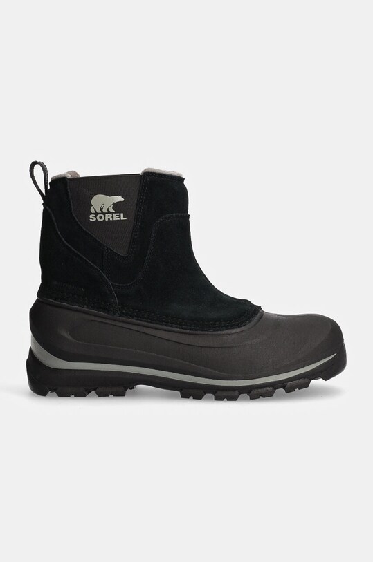 Sorel pantofi de piele intoarsa BUXTON PULL ON WP 24 2084911010 negru AW24