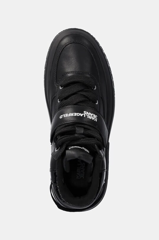 Karl Lagerfeld Jeans sneakers din piele KLJ KUP negru KLJ54845.40X