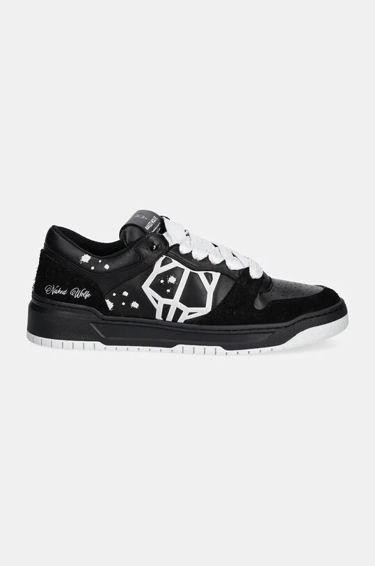 Naked Wolfe sneakersy skórzane CM-00 CM00.Black.Lth czarny AW24