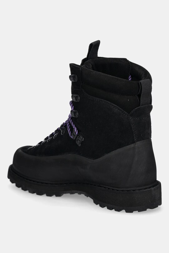 Încălțăminte Diemme pantofi de piele întoarsă Everest DI24FWEVM.F01S008BLK negru
