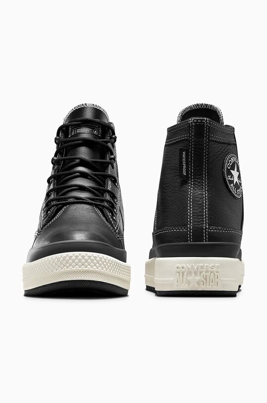 Converse leather sneakers Chuck Taylor All Star Equip Waterproof A08555C black AW24