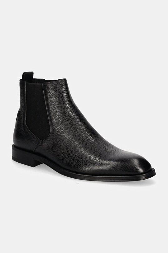 BOSS ghete chelsea de piele Derrek casual negru 50524891.001