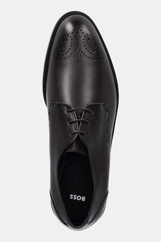 BOSS pantofi de piele Tayil maro 50529099.201