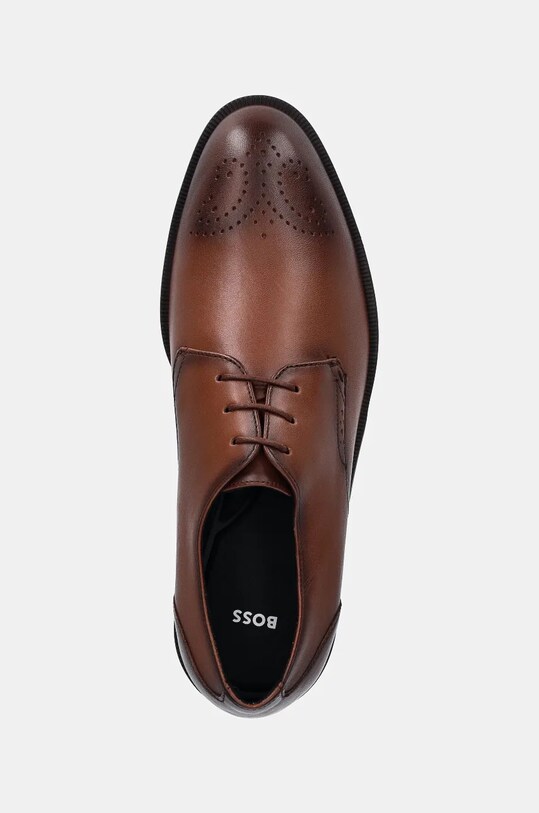 BOSS pantofi de piele Tayil maro 50529099.210